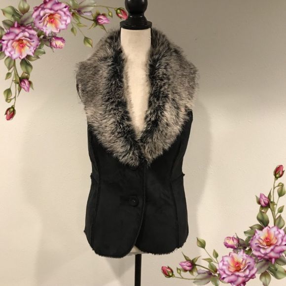 Tribal Jackets & Blazers - MAKE AN OFFER ;) Tribal fake fur fake suede vest